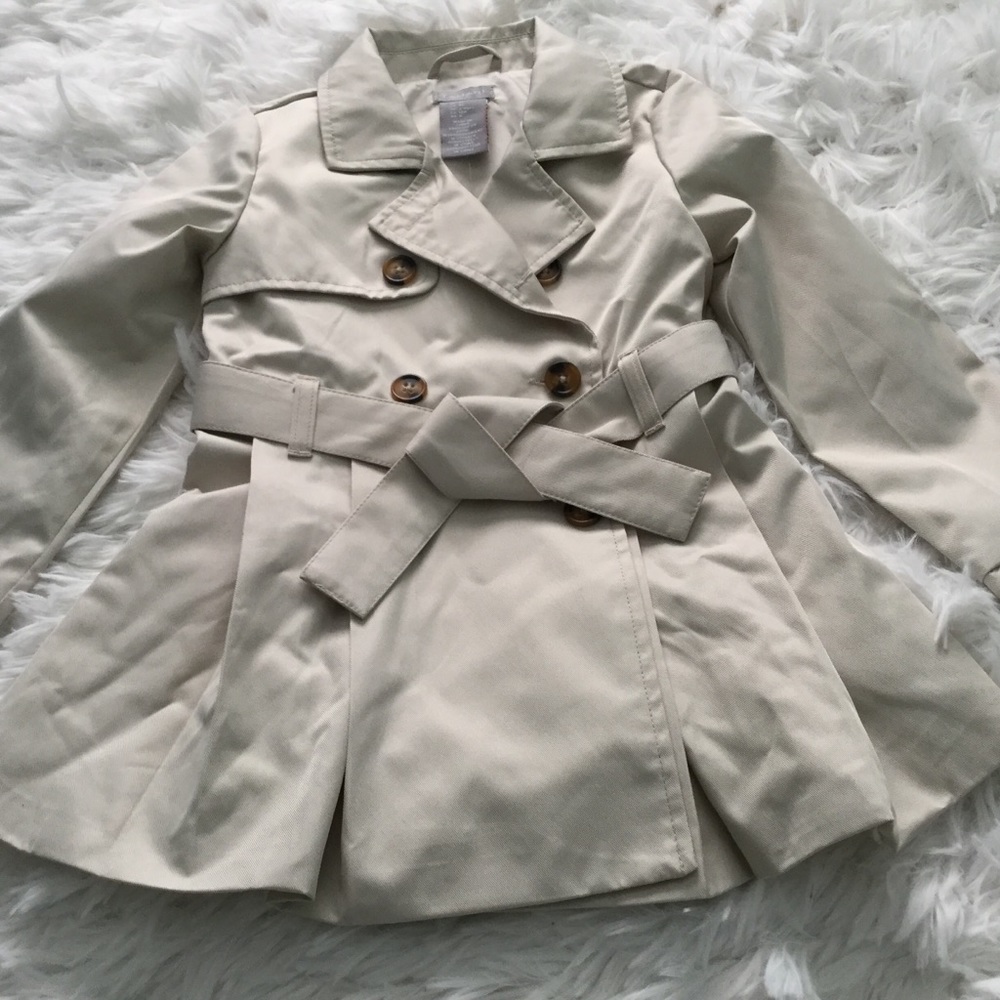 Tahari - Toddler Tan Trench Coat